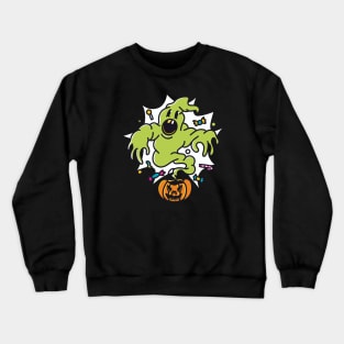 Spooky Halloween Ghost Crewneck Sweatshirt